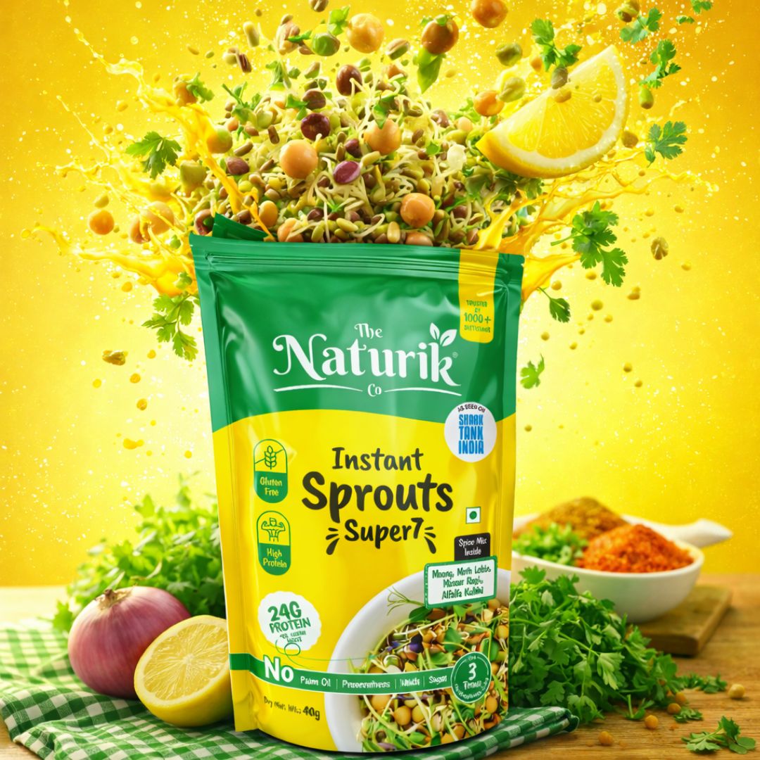 Sprouts Breakfast – Super 7 Mixed Sprouts with Spice Mix – The