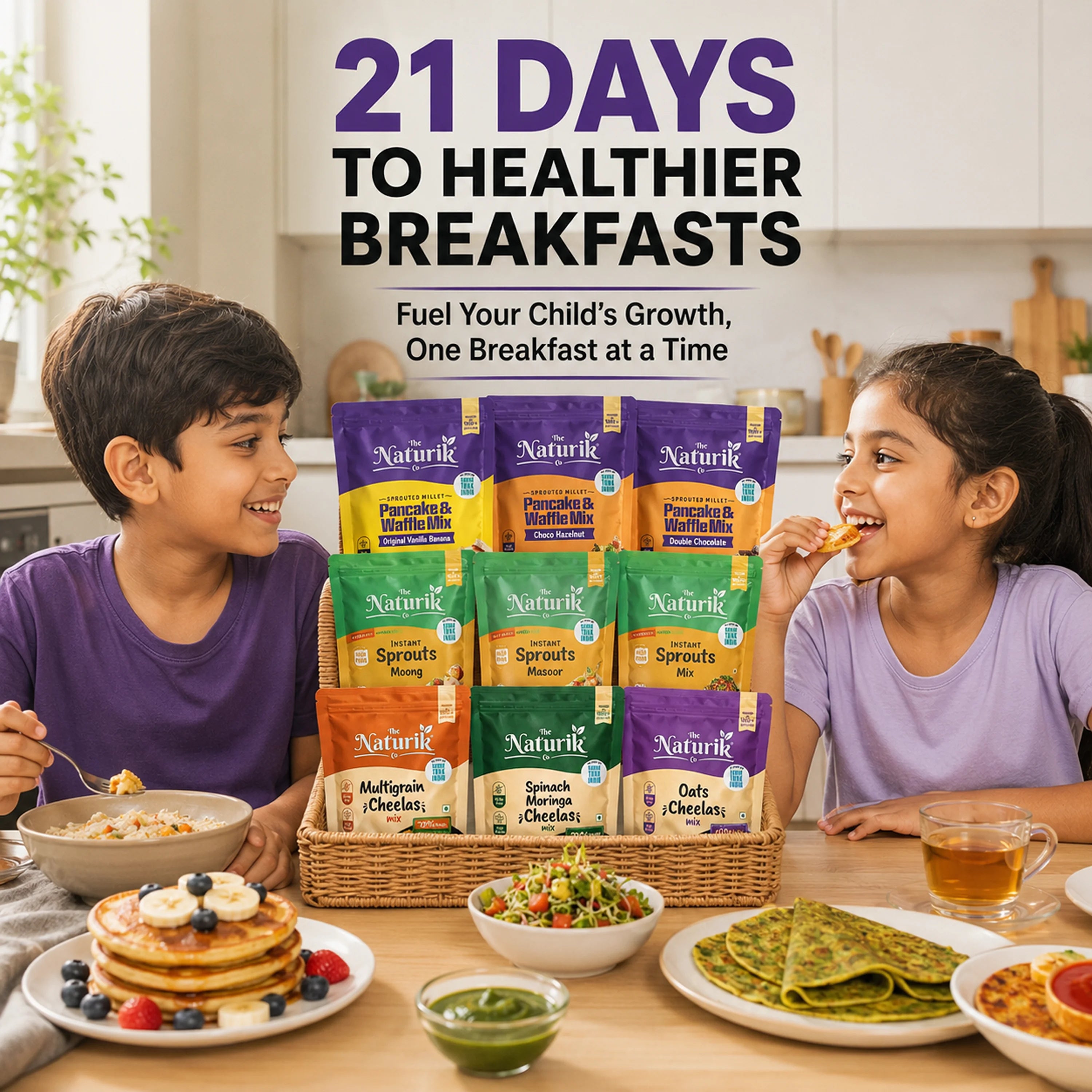 21-Day Kids Height and Growth Kit