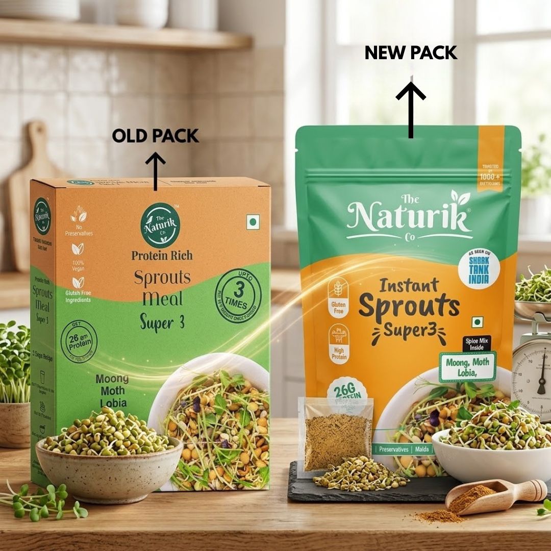 Healthy Food Sprouts – Ready-to-Cook Breakfast Mix – The Naturik Co
