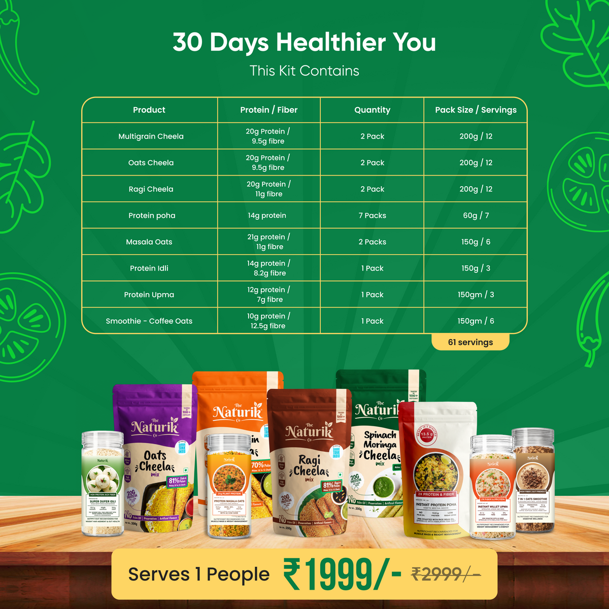30 Day Whole-Meal Weight Loss Kit