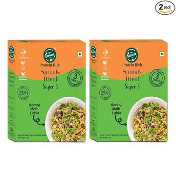The Naturik Sprouts with Spice Mix - 120g (Pack of 2)