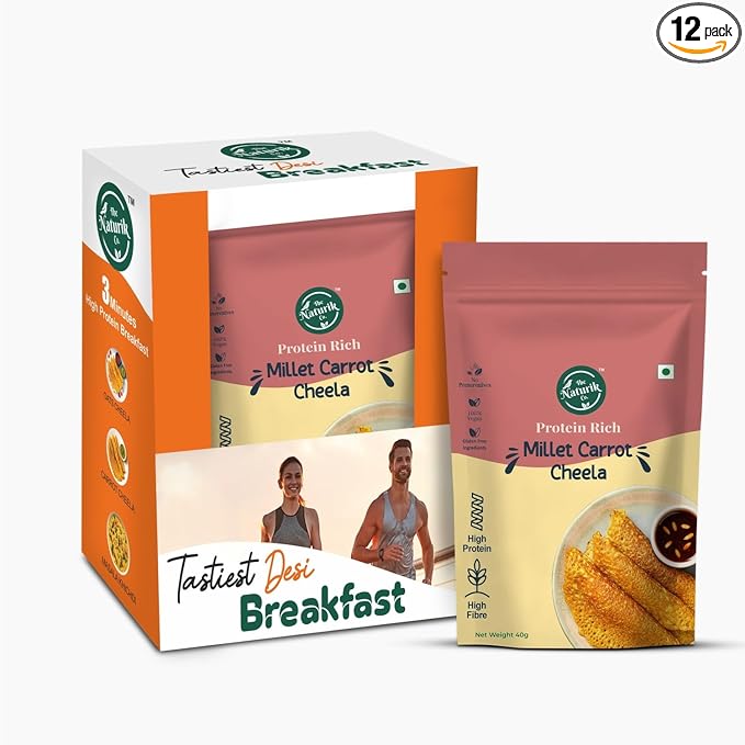 Millet carrot cheela