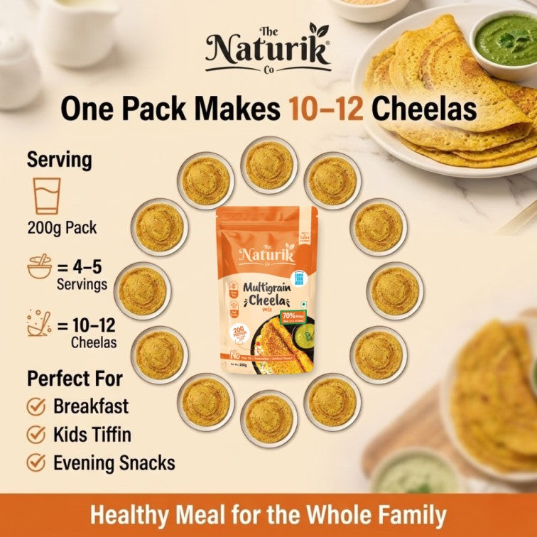 Multigrain Cheela Mix Combo (Pack of 2) - 200g each