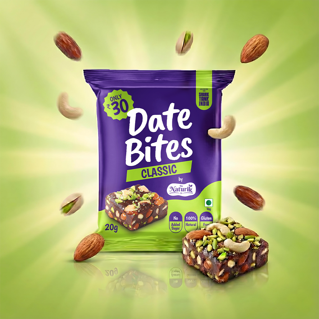 Date Bytes - Classic Almond Bytes Pack of 10 (20g each)
