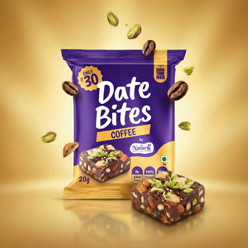 Date Bytes - Coffee Almond Bytes Pack of 10 (20g each)