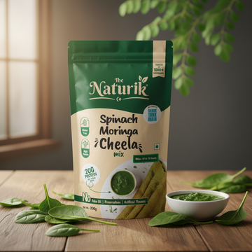 Spinach Moringa Cheela Mix - Protein Chilla Mix