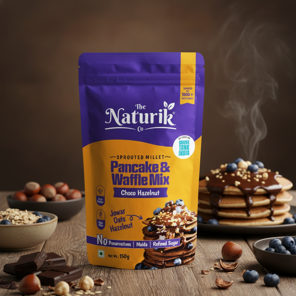 Choco Hazelnut - Millet Pancake & Waffle Mix