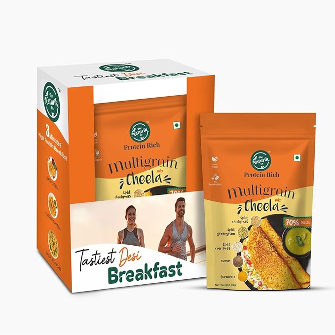 Multigrain Cheela Mix - The Naturik Co chilla mix pack of 12