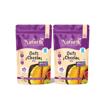 Oats Cheela Mix Pack of 2 (200g each) - Breakfast Combo