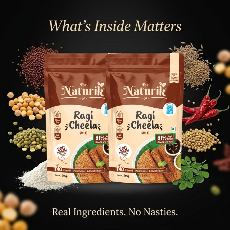 Ragi (Millets) Cheela Mix - 200g each (Pack of 2)