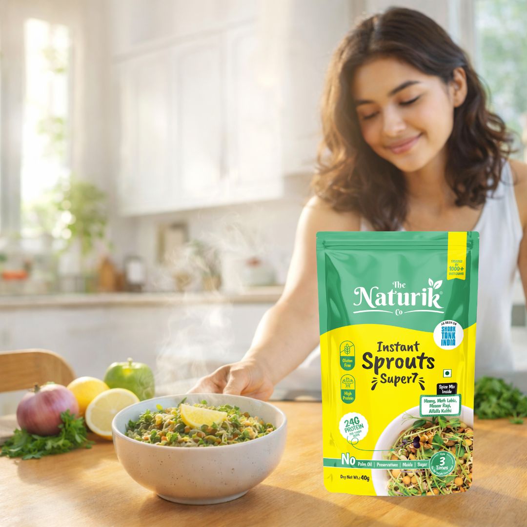 Sprouts Breakfast – Super 7 Mixed Sprouts with Spice Mix – The
